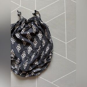 Carters|Baby girl Boho Gray Patterned bubble Romper,sleeveless•12M,summer style